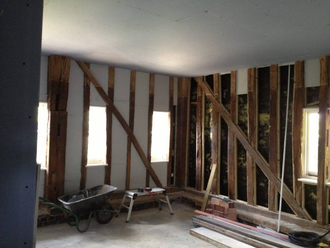 Essex Barn Renovation Insulation Image