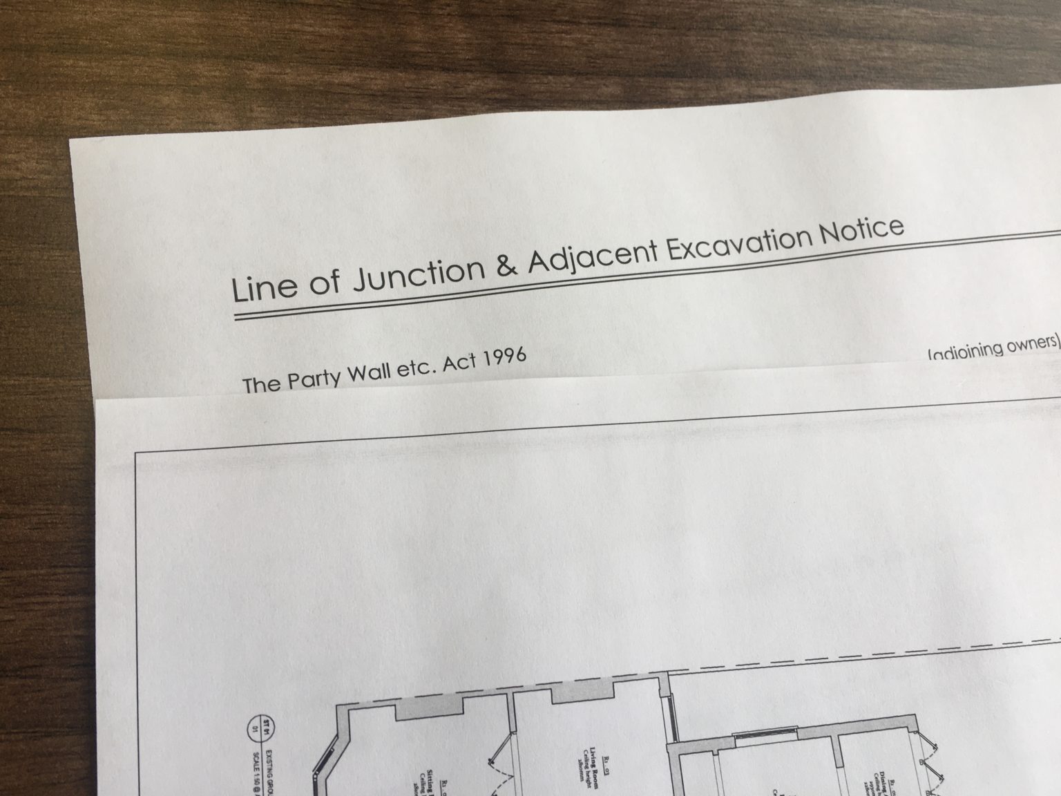 Party Wall Notice Options The Basics Peter Barry