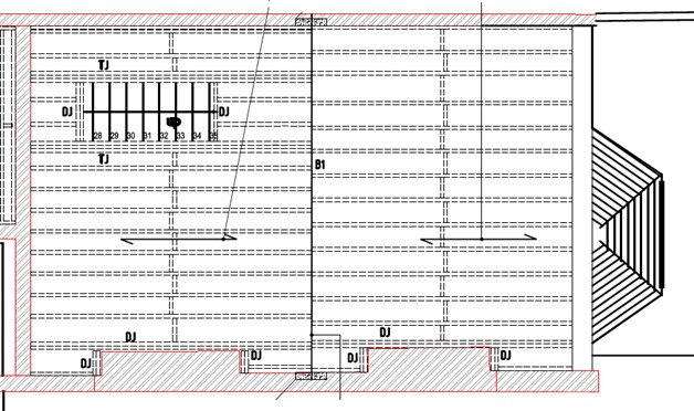 Floor to loft conversion, including steel beam