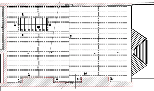 Floor to loft conversion, including steel beam